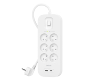 BELKIN SurgePlus 6xFR 1xUSB-A 1xUSB-C 650J 2M SRB002ca2M - 1170791 - zdjęcie 2